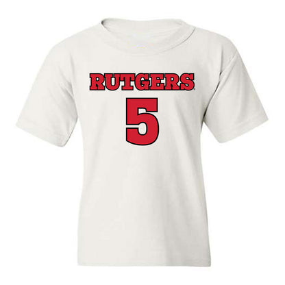 Rutgers - NCAA Football : Bradlee Jones - Sports Shersey Youth T-Shirt-0