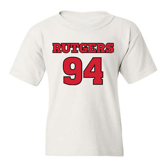 Rutgers - NCAA Football : Jdan Burnett - Sports Shersey Youth T-Shirt-0