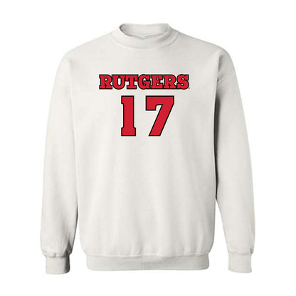 Rutgers - NCAA Football : MJ Johnson - Sports Shersey Crewneck Sweatshirt-0