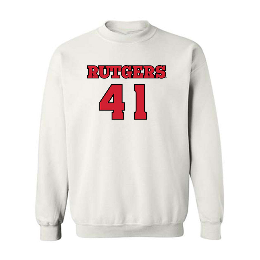 Rutgers - NCAA Football : Riley Wingate - Sports Shersey Crewneck Sweatshirt-0