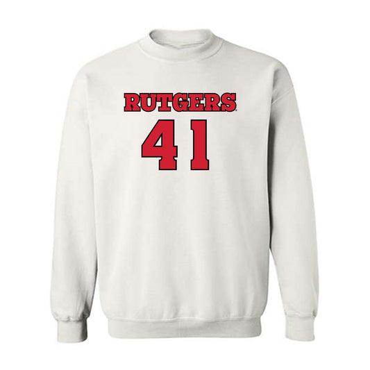 Rutgers - NCAA Football : Riley Wingate - Sports Shersey Crewneck Sweatshirt-0