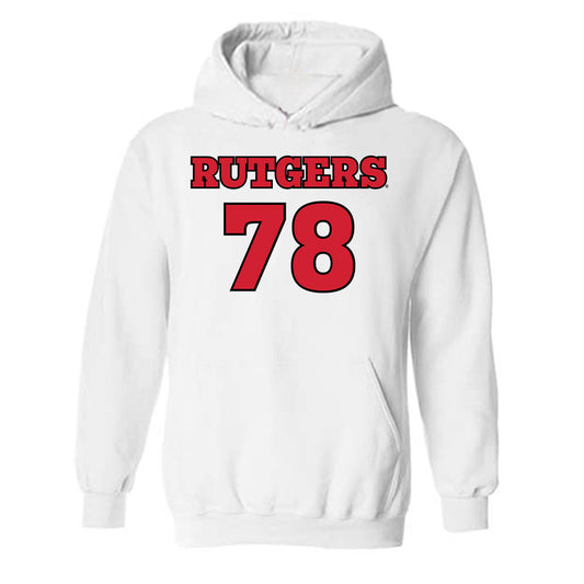 Rutgers - NCAA Football : Miron Gurman - Sports Shersey Hooded Sweatshirt-0