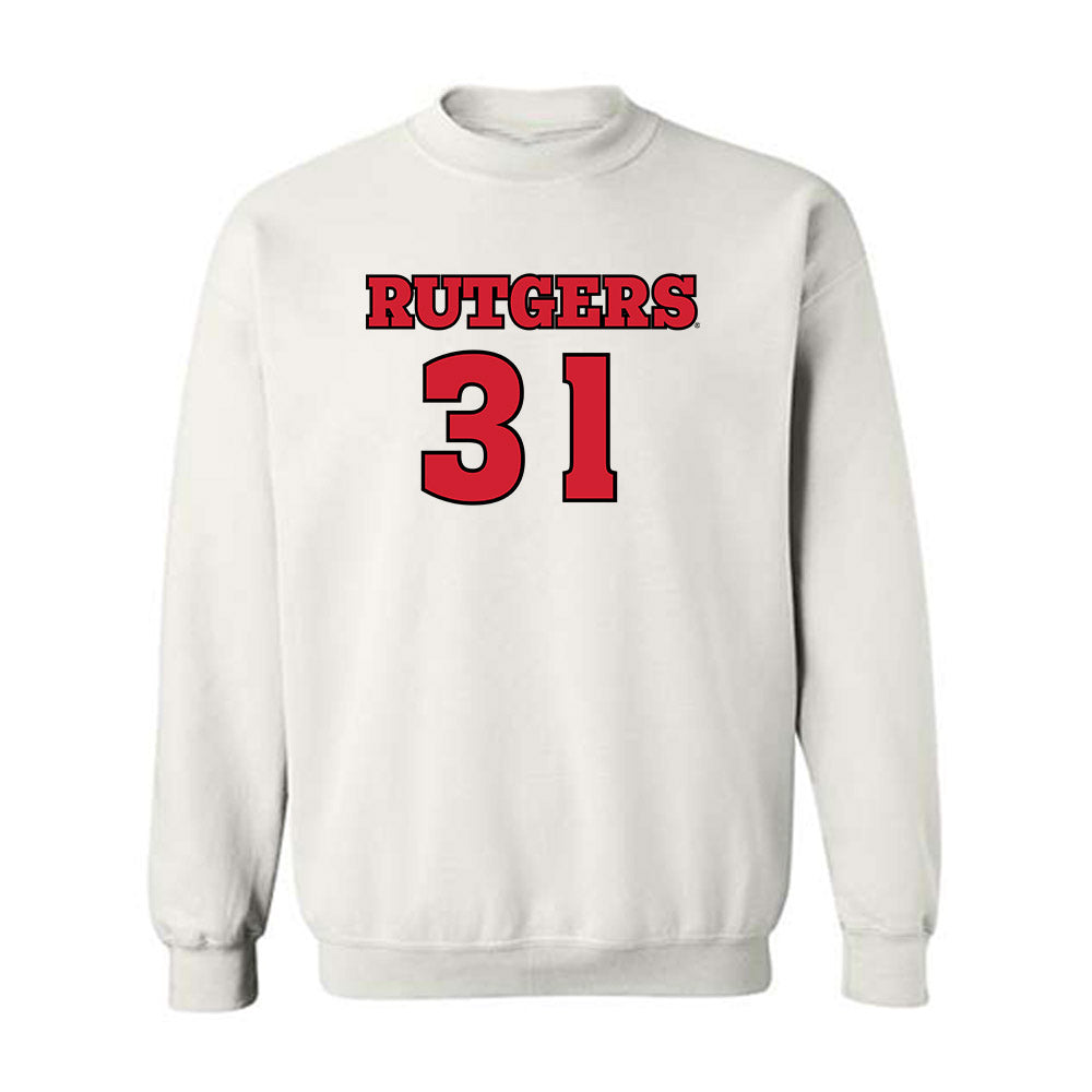 Rutgers - NCAA Football : Sebastian Cruz - Sports Shersey Crewneck Sweatshirt-0