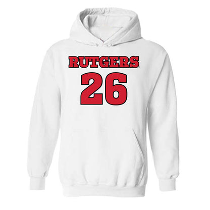 Rutgers - NCAA Football : Terrell Mitchell - Sports Shersey Hooded Sweatshirt-0