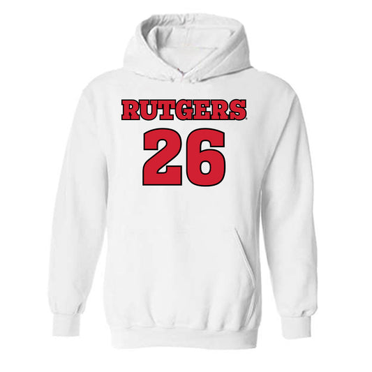 Rutgers - NCAA Football : Terrell Mitchell - Sports Shersey Hooded Sweatshirt-0