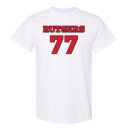 Rutgers - NCAA Football : Kenny Jones Jr - Sports Shersey T-Shirt-0