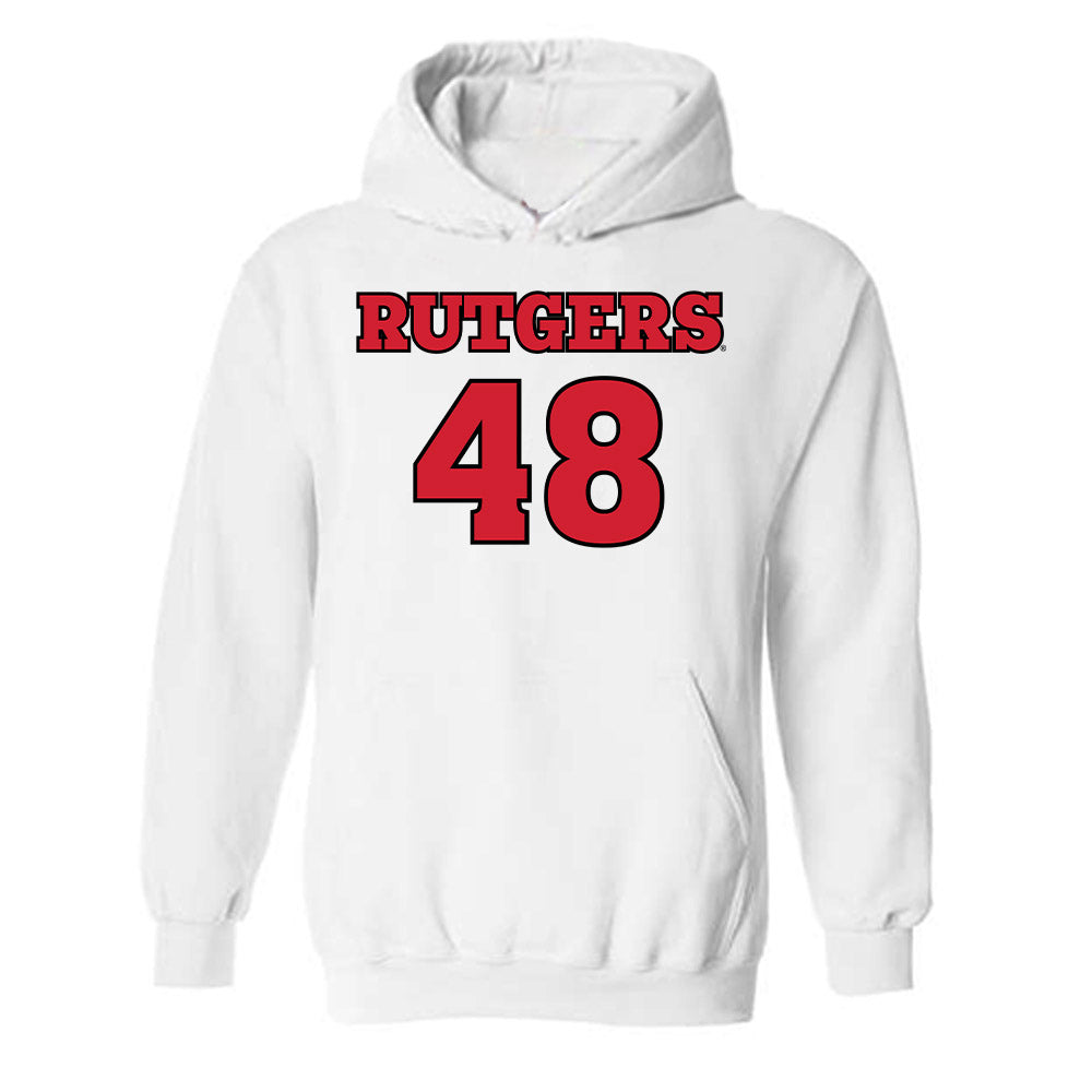 Rutgers - NCAA Football : Raedyn Bruens - Sports Shersey Hooded Sweatshirt-0