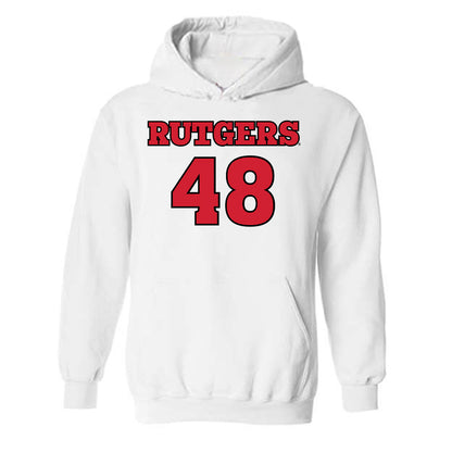 Rutgers - NCAA Football : Raedyn Bruens - Sports Shersey Hooded Sweatshirt-0