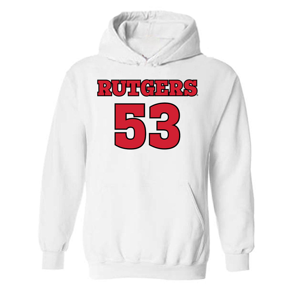 Rutgers - NCAA Football : Hank Zilinskas - Sports Shersey Hooded Sweatshirt-0