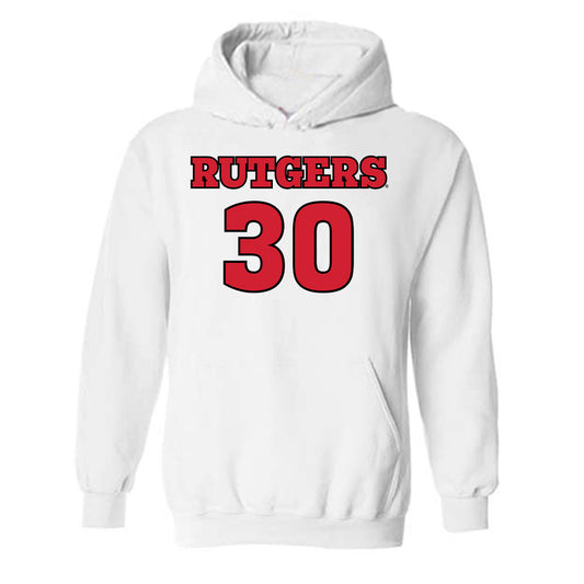 Rutgers - NCAA Football : Elijah King - Sports Shersey Hooded Sweatshirt