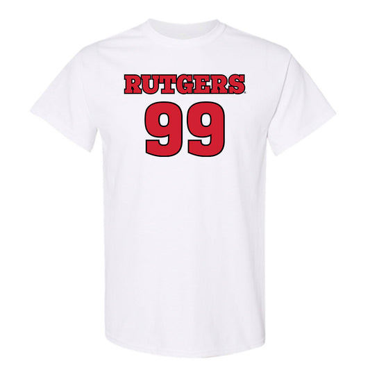 Rutgers - NCAA Football : Rondarius Porter - Sports Shersey T-Shirt-0
