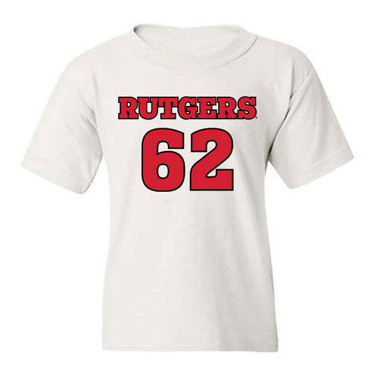 Rutgers - NCAA Football : Tyler Duell - Sports Shersey Youth T-Shirt-0