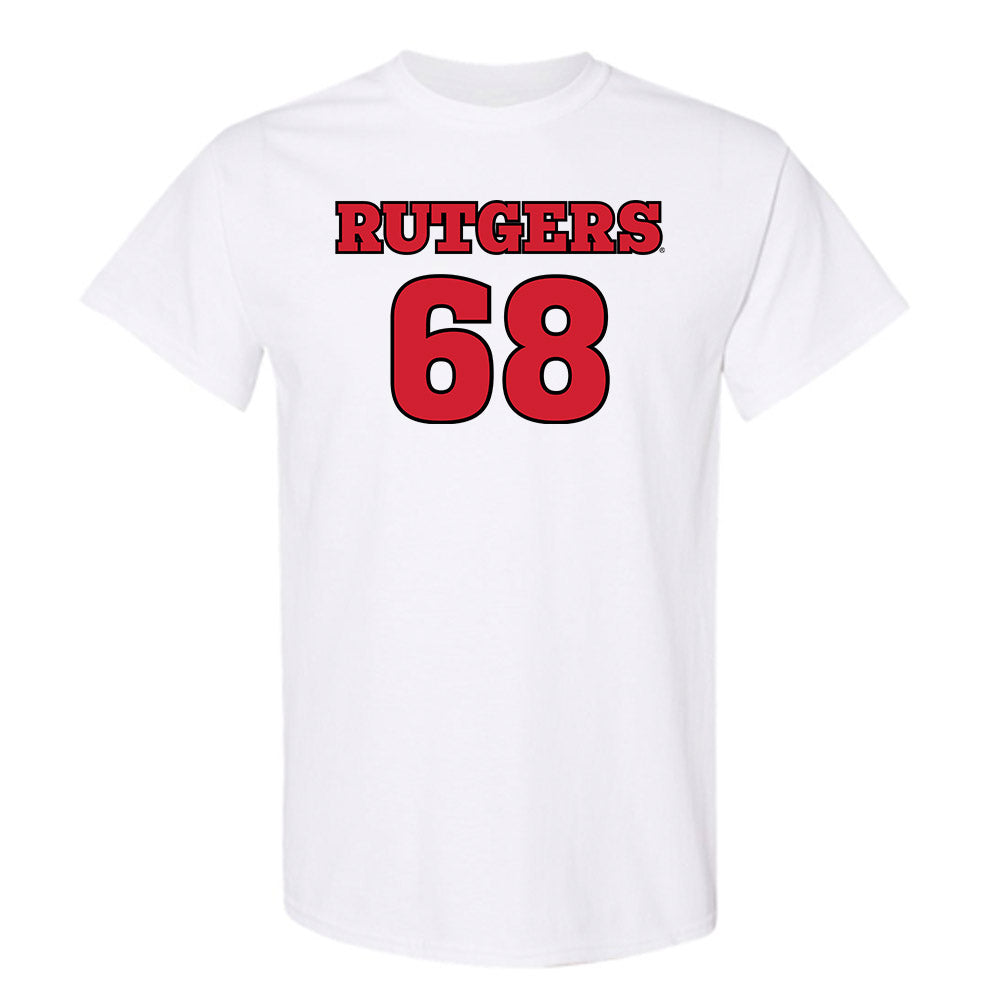 Rutgers - NCAA Football : Ryder Langsdale - Sports Shersey T-Shirt-0