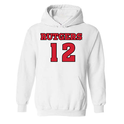 Rutgers - NCAA Football : Dylan Lonergan - Sports Shersey Hooded Sweatshirt-0