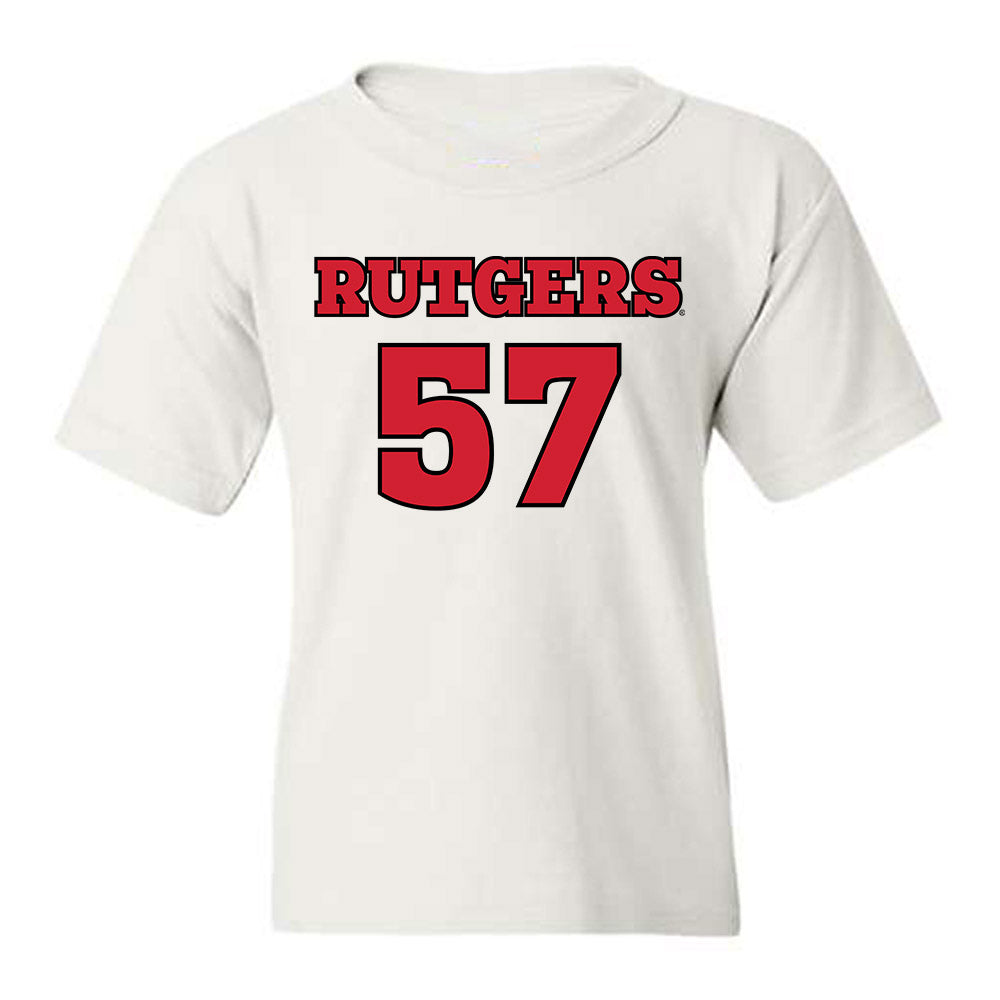 Rutgers - NCAA Football : Isaiah Cook - Sports Shersey Youth T-Shirt-0
