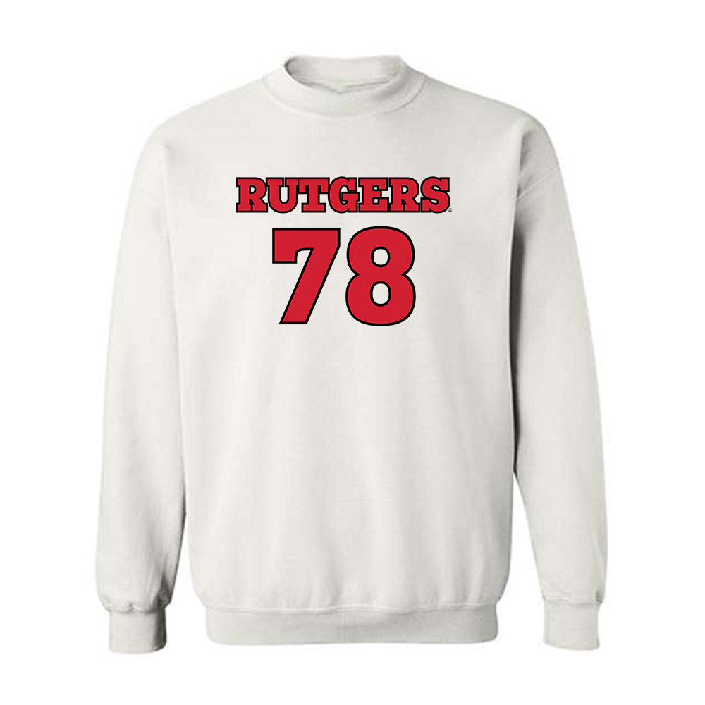 Rutgers - NCAA Football : Miron Gurman - Sports Shersey Crewneck Sweatshirt-0