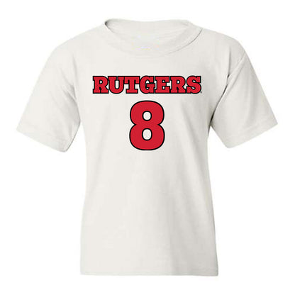 Rutgers - NCAA Football : Wydeek Collier - Sports Shersey Youth T-Shirt-0