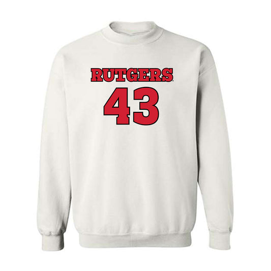 Rutgers - NCAA Football : Robbie Engelberg - Sports Shersey Crewneck Sweatshirt-0