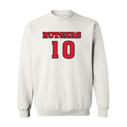 Rutgers - NCAA Football : Ty Morris - Sports Shersey Crewneck Sweatshirt-0