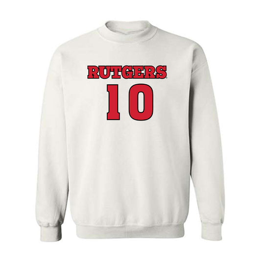 Rutgers - NCAA Football : Ty Morris - Sports Shersey Crewneck Sweatshirt-0