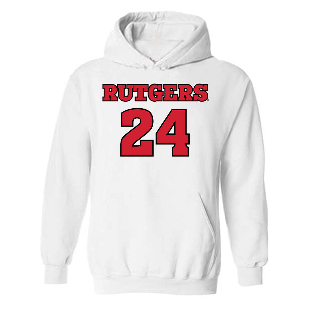 Rutgers - NCAA Football : Benjamin Rothhaar - Sports Shersey Hooded Sweatshirt-0