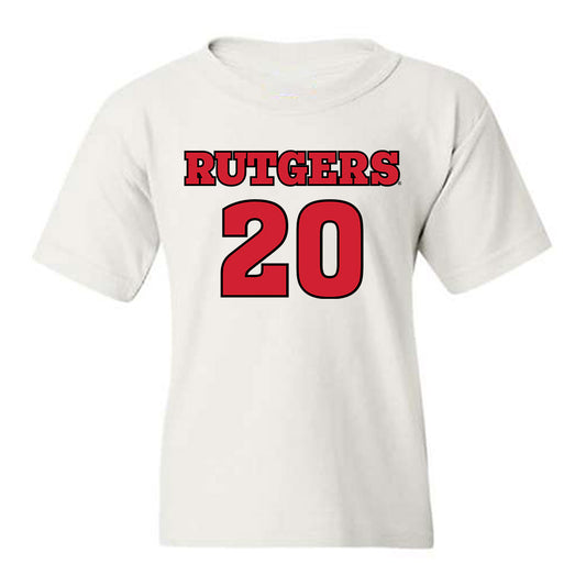 Rutgers - NCAA Football : Chris Joines - Sports Shersey Youth T-Shirt-0