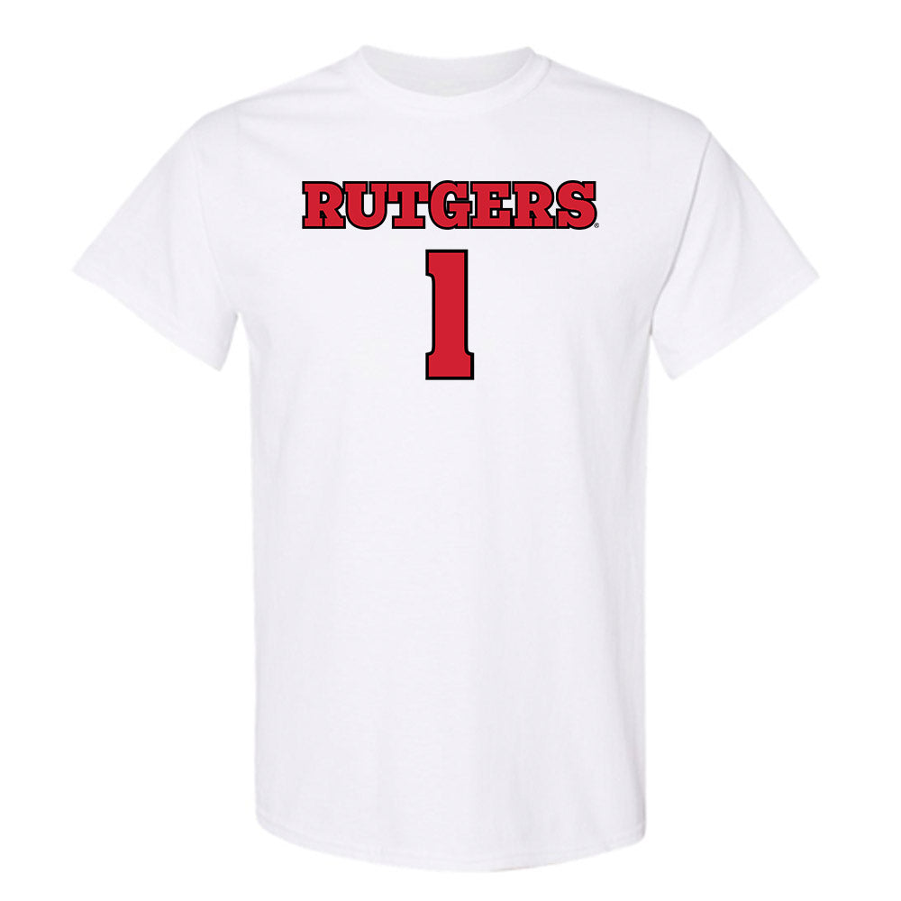 Rutgers - NCAA Football : Famah Toure - Sports Shersey T-Shirt-0