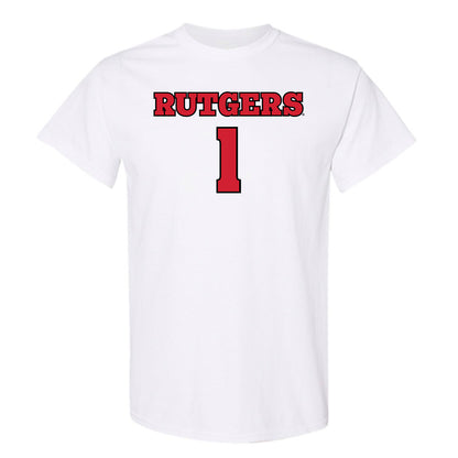 Rutgers - NCAA Football : Famah Toure - Sports Shersey T-Shirt-0