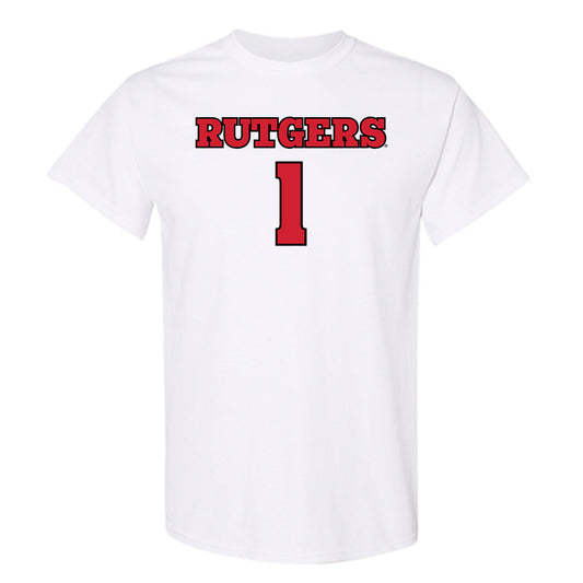 Rutgers - NCAA Football : Famah Toure - Sports Shersey T-Shirt-0