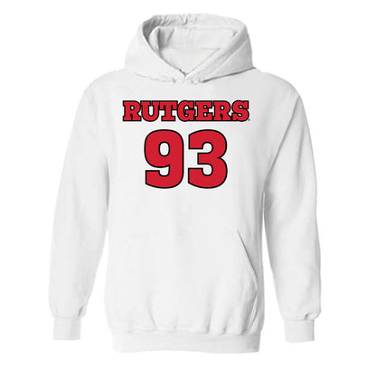 Rutgers - NCAA Football : Reece Beck - Sports Shersey Hooded Sweatshirt-0