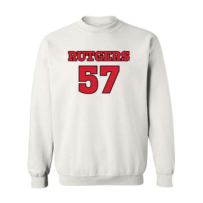 Rutgers - NCAA Football : Isaiah Cook - Sports Shersey Crewneck Sweatshirt-0