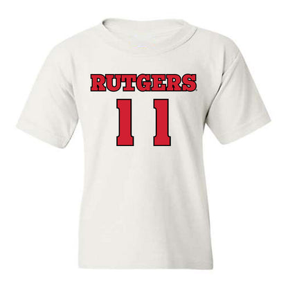 Rutgers - NCAA Football : Malachi Davis - Sports Shersey Youth T-Shirt-0