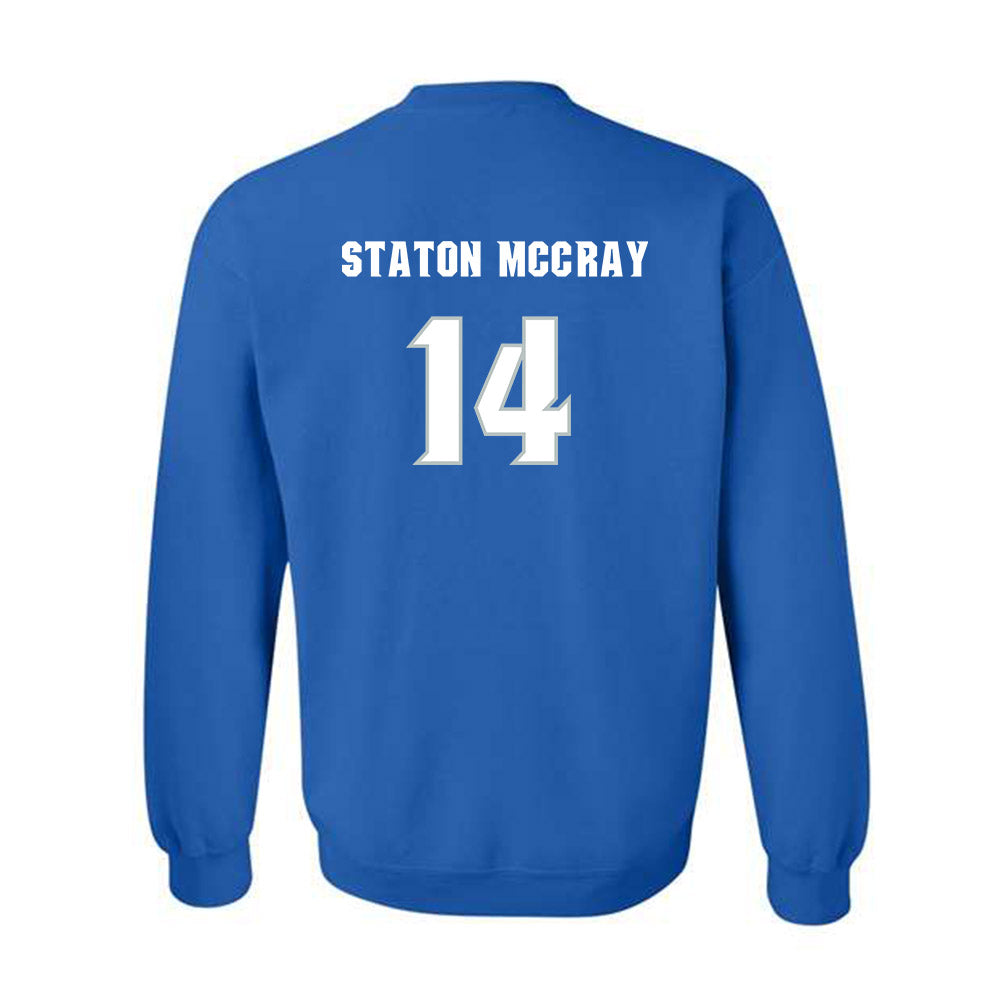 Seton Hall - NCAA Men's Basketball : AJ Staton McCray - Classic Shersey Crewneck Sweatshirt-1