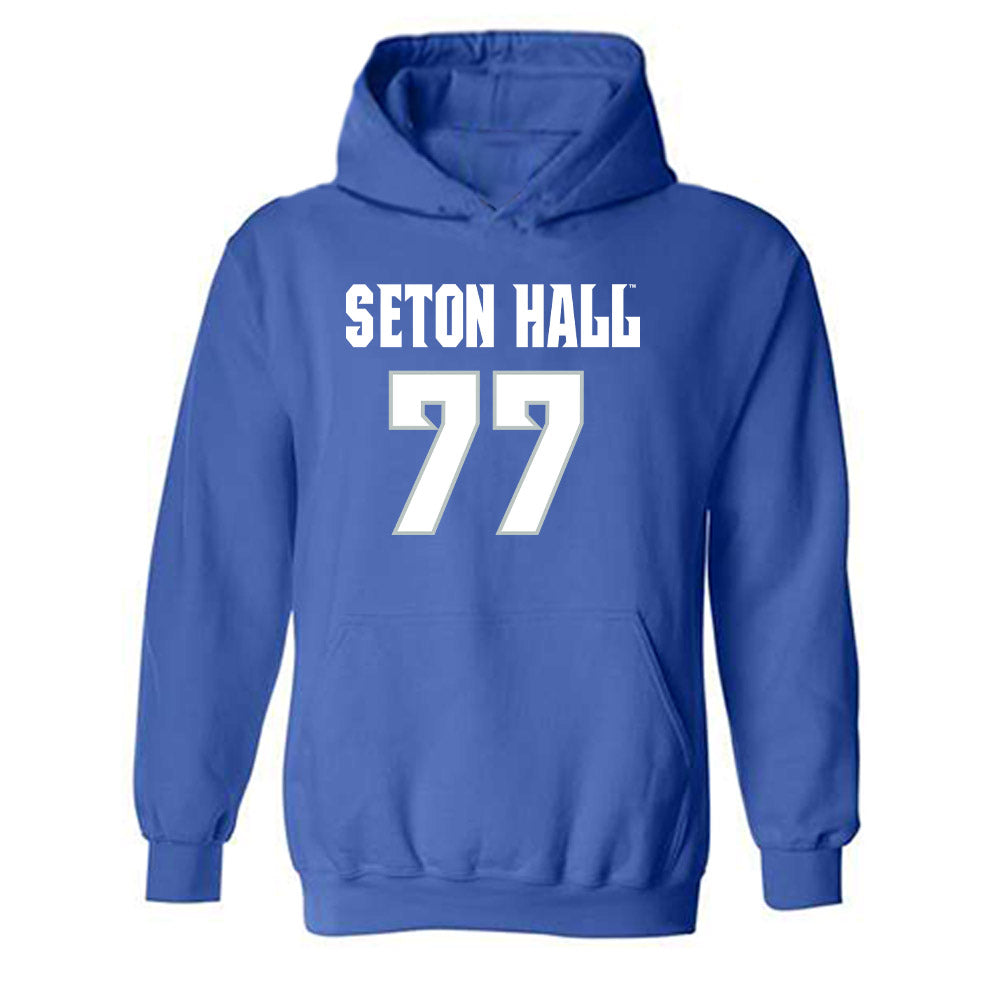 Seton Hall - NCAA Men's Basketball : Mihailo Petrovic - Classic Shersey Hooded Sweatshirt-0