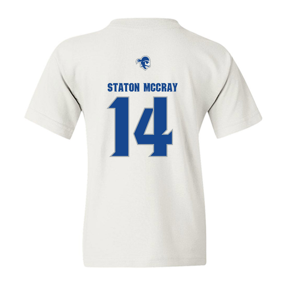 Seton Hall - NCAA Men's Basketball : AJ Staton McCray - Classic Shersey Youth T-Shirt-1