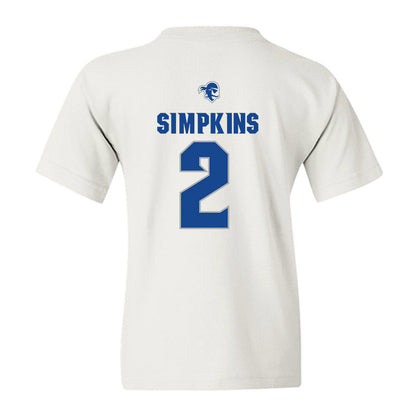 Seton Hall - NCAA Men's Basketball : Tajuan Simpkins - Classic Shersey Youth T-Shirt-1