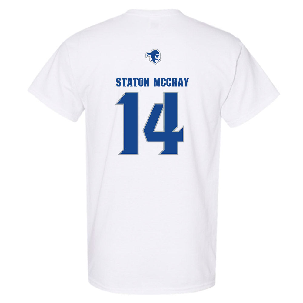 Seton Hall - NCAA Men's Basketball : AJ Staton McCray - Classic Shersey T-Shirt-1