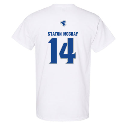 Seton Hall - NCAA Men's Basketball : AJ Staton McCray - Classic Shersey T-Shirt-1