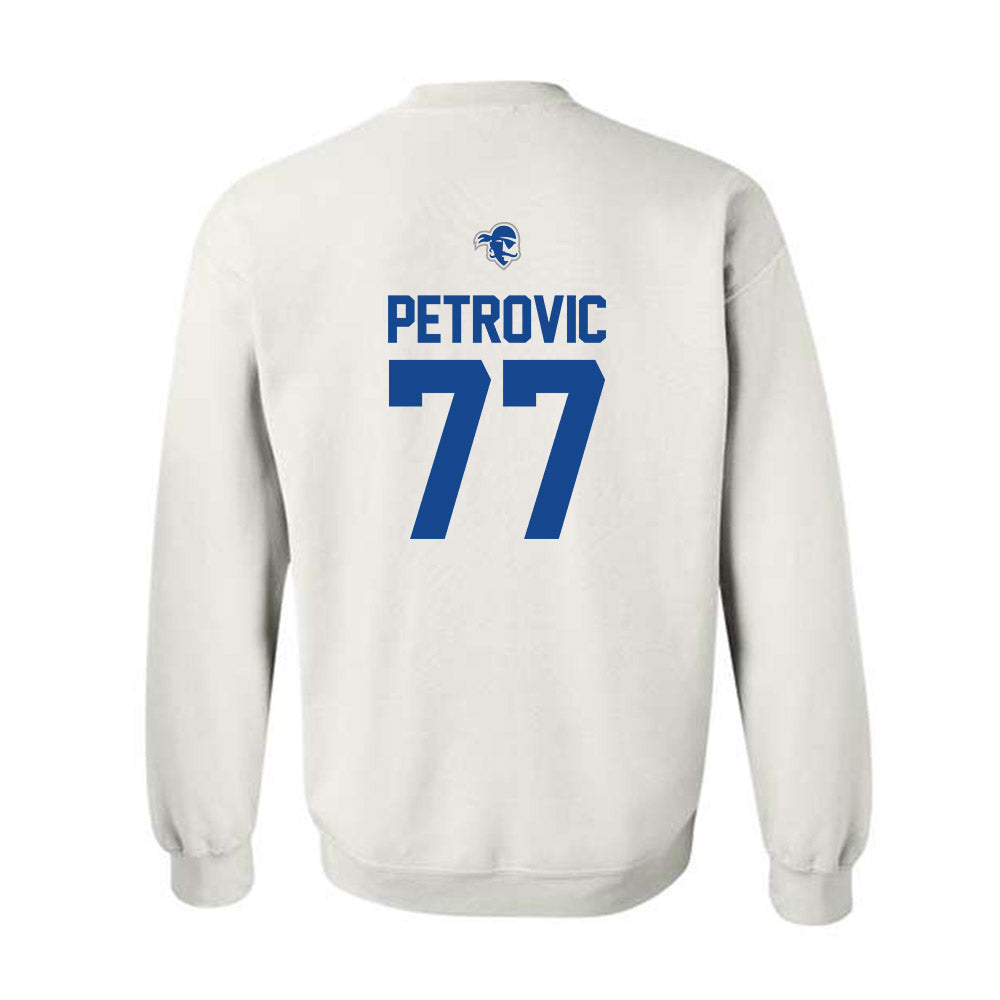 Seton Hall - NCAA Men's Basketball : Mihailo Petrovic - Classic Shersey Crewneck Sweatshirt-1