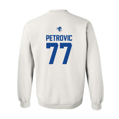Seton Hall - NCAA Men's Basketball : Mihailo Petrovic - Classic Shersey Crewneck Sweatshirt-1