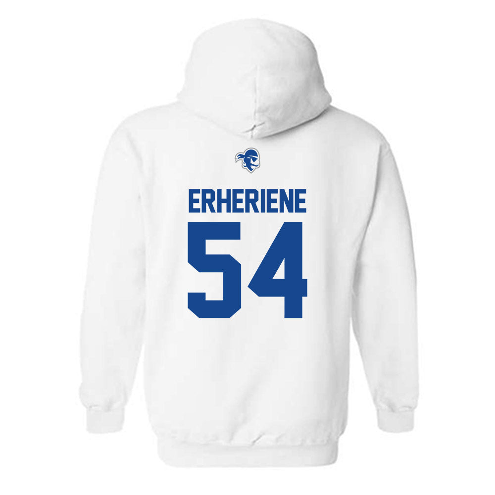 Seton Hall - NCAA Men's Basketball : Godswill Erheriene - Classic Shersey Hooded Sweatshirt-1