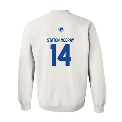 Seton Hall - NCAA Men's Basketball : AJ Staton McCray - Classic Shersey Crewneck Sweatshirt-1