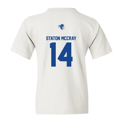 Seton Hall - NCAA Men's Basketball : AJ Staton McCray - Classic Shersey Youth T-Shirt-1