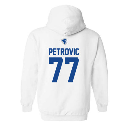 Seton Hall - NCAA Men's Basketball : Mihailo Petrovic - Classic Shersey Hooded Sweatshirt-1