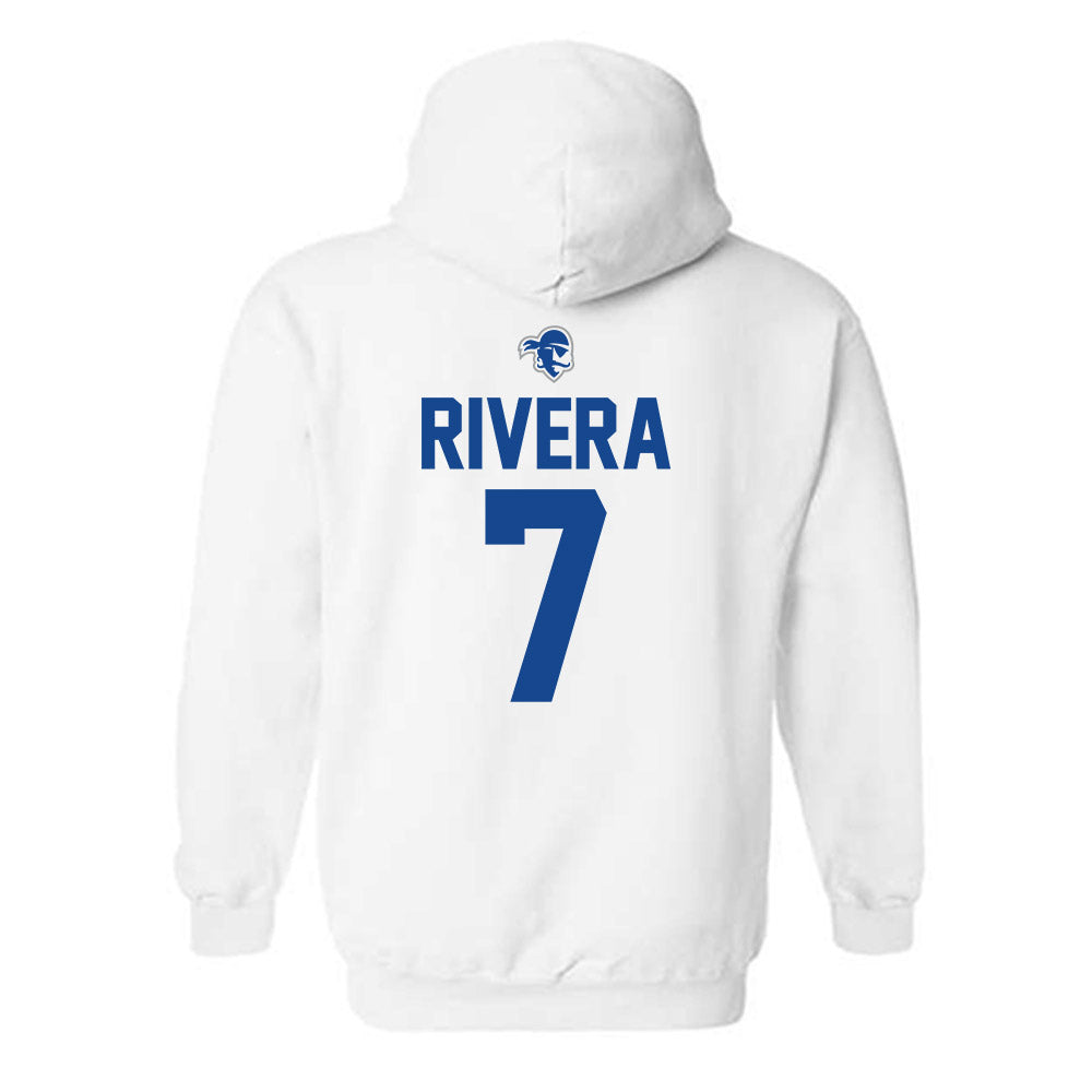Seton Hall - NCAA Men's Basketball : Joshua Rivera - Classic Shersey Hooded Sweatshirt-1