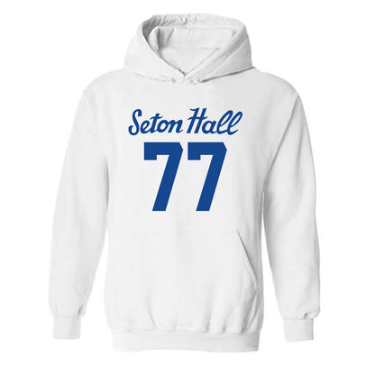 Seton Hall - NCAA Men's Basketball : Mihailo Petrovic - Classic Shersey Hooded Sweatshirt-0