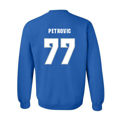Seton Hall - NCAA Men's Basketball : Mihailo Petrovic - Generic Shersey Crewneck Sweatshirt-1