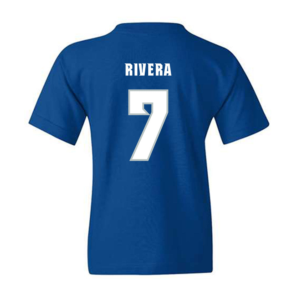 Seton Hall - NCAA Men's Basketball : Joshua Rivera - Generic Shersey Youth T-Shirt-1