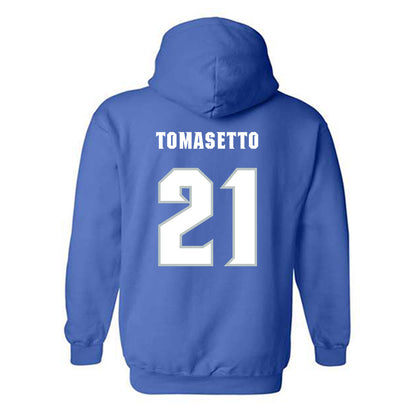 Seton Hall - NCAA Baseball : Nick Tomasetto - Generic Shersey Hooded Sweatshirt-1