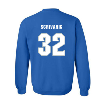 Seton Hall - NCAA Baseball : Frank Scrivanic - Generic Shersey Crewneck Sweatshirt-1